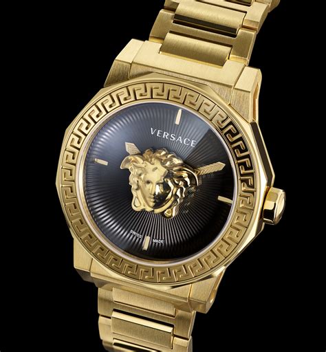 versace 43|Versace Men's Medusa Deco Leather.